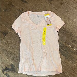 Felina Light Pink V-Neck Tee